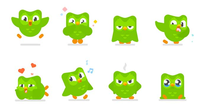 Thầy giáo Cú Xanh dễ thương của Duolingo 